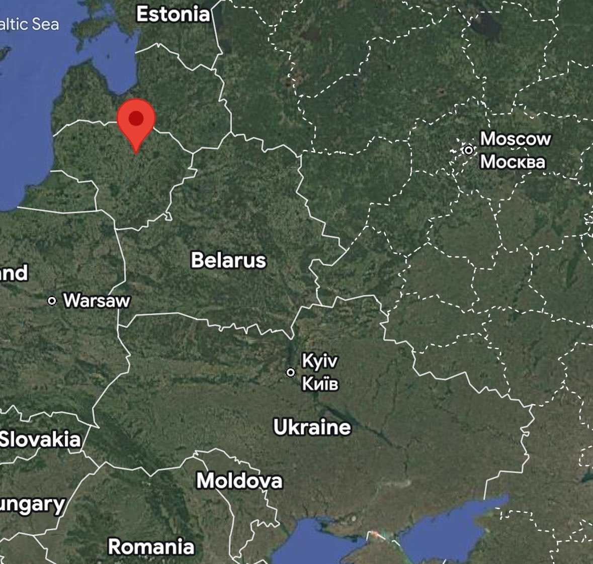 BrinkWire1's tweet photo. 🇱🇹 BREAKING: SHOCKING MILITARY CONVOY ROLLS THROUGH PANEVĖŽYS, LITHUANIA.
Armored vehicles spotted moving through city streets. No official statement. Residents left stunned. The Baltics on high alert.
#BrinkWire #Lithuania #Breaking https://t.co/7uZynbzEoE
