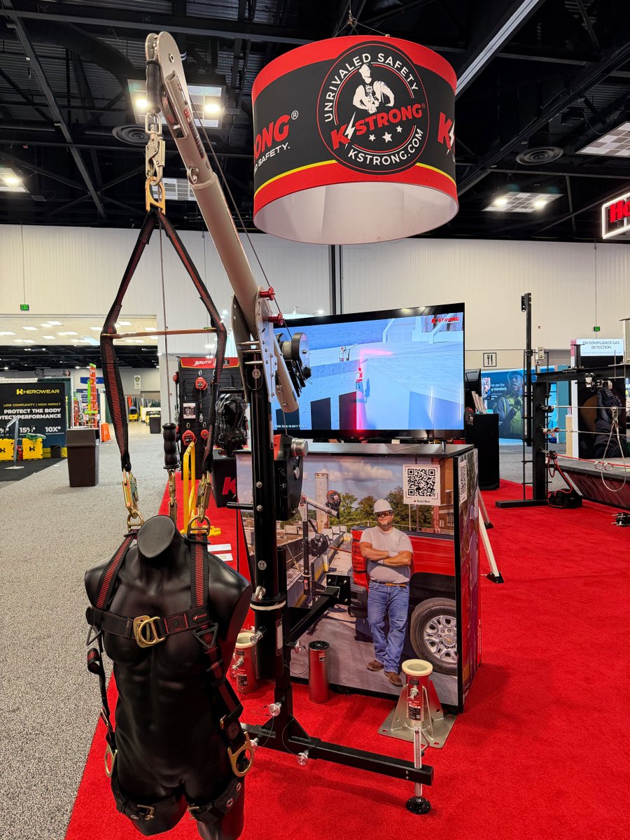 KStrongInc's tweet photo. Day 1 at #NSC2026 in Indianapolis is underway! ๐ Stop by KStrong at Booth 1231 to see how our gear helps mitigate fall risks. Plus, our EndurXโข Harness is officially entered in the NSC Best in Show! Come see why it delivers Unrivaled Safety. ๐ทโโ๏ธโจ #KStrong #FallProtection https://t.co/dTFqMAsQHg