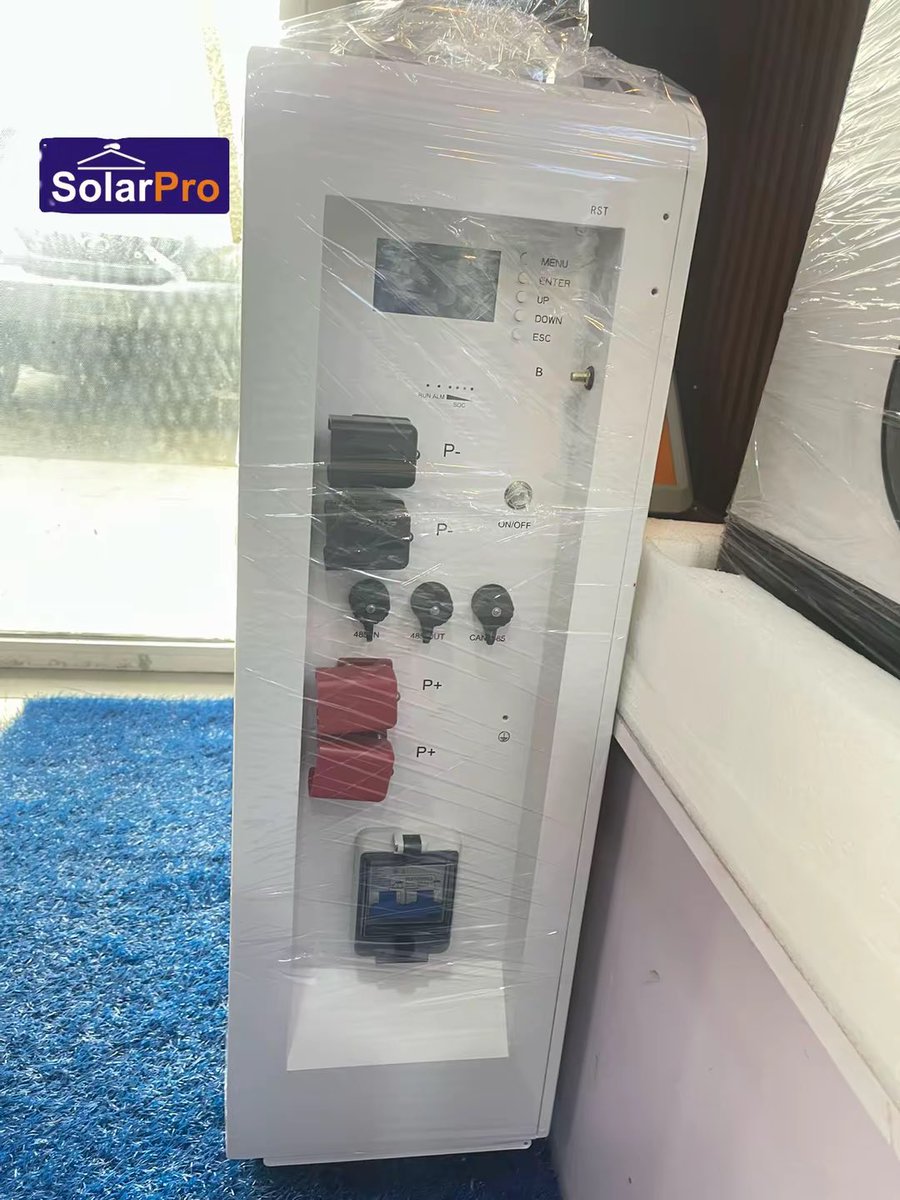 SolarPro354691's tweet photo. More capacity. More backup. Less generator stress. 🔋⚡

Meet the SolarPro 15kWh 48V Lithium Iron Battery:

✅ Smart BMS
✅ 4 terminal ports
✅ Communication + battery cables included

Ready to upgrade your power setup? ☀️💚

📍77 Stadium Rd, PH
📲08121399951
 #LithiumBattery https://t.co/e1bpXrvPXV