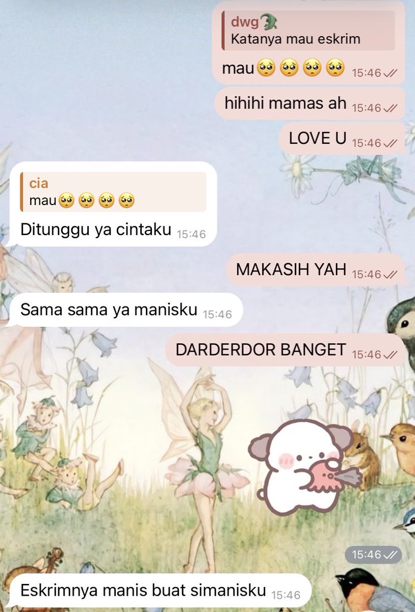 hagiesky's tweet photo. SUMPAH AKU SAYANG BANGET SM MAS KUUU HUHUHU KENAPA DIA AOS BGT AKU JADI MELTING (seperti ecim) i love you dwg dawg 🥺🤍🥺🤍 tianlala hari ini enak banget soalnya di jajanin pacarku😛😛 @diwasena https://t.co/9pY6yLRt5p