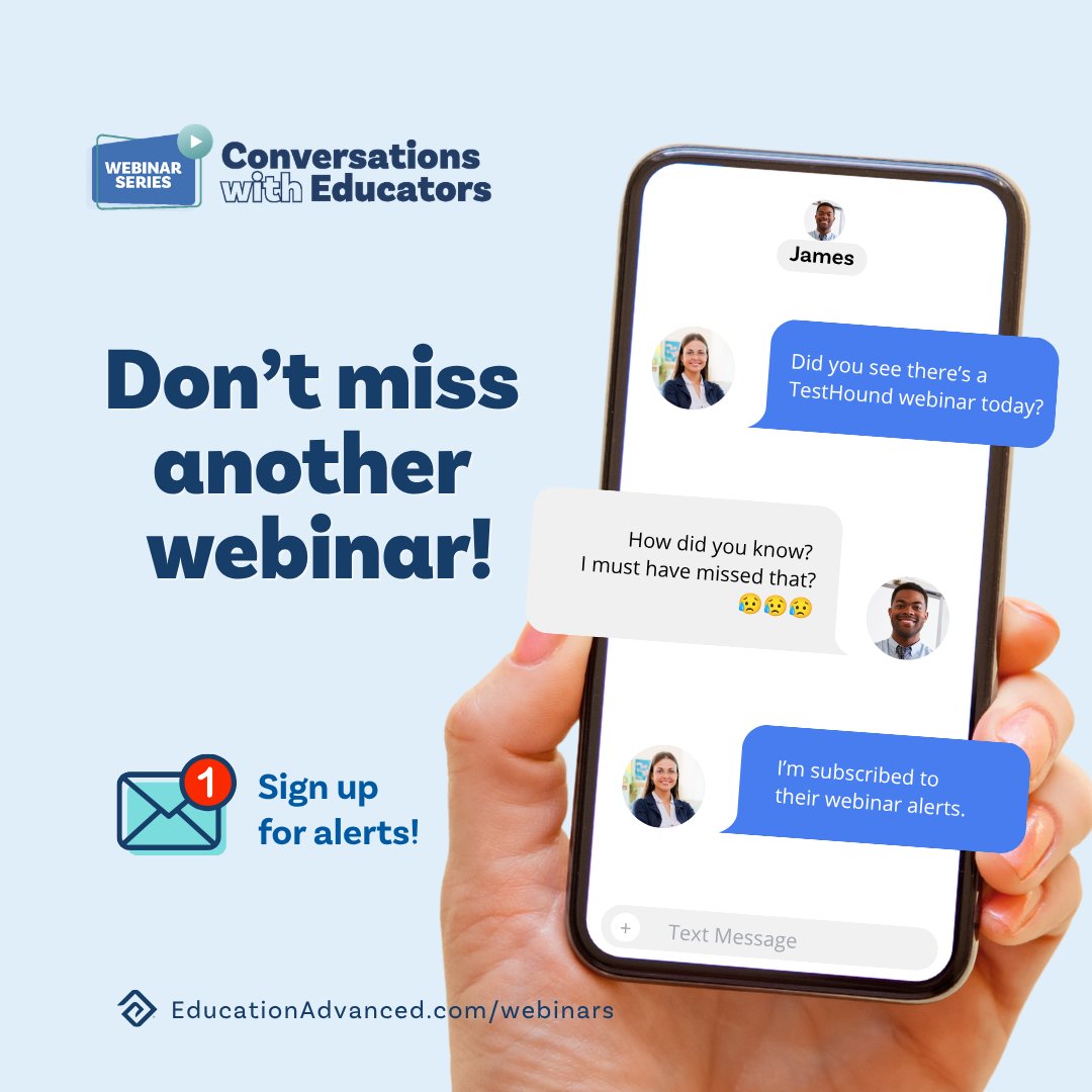 EdAdvanced's tweet photo. Evaluation, testing, and graduation tracking. All happening right now. We talk about all three, all year. Get the alert before you miss it. https://t.co/tvkzvvVKQB https://t.co/5yuYA3t68g