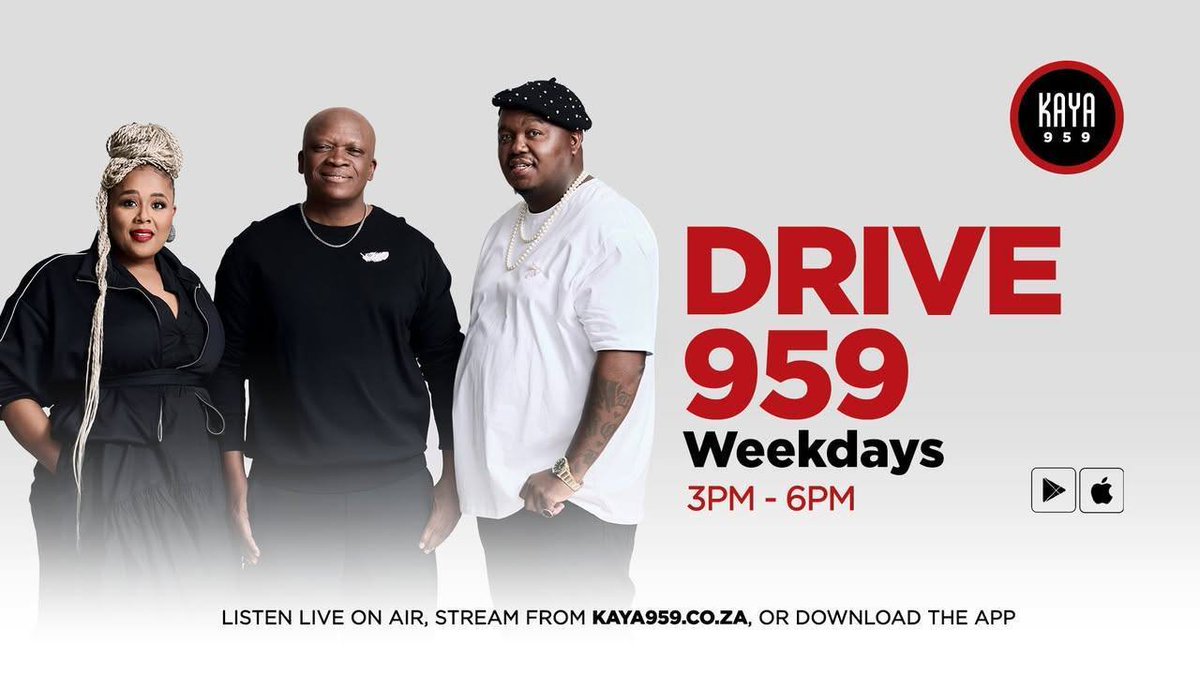 KayaON959's tweet photo. Get in! Let's go!

#Drive959 is ready to bring you all the fun, games &amp; laughter.

⭐️ #InYourWorld
⭐️ #MakeItMakeSense
⭐️ #Drive959SportsTrivia
⭐️ #Drive959Boffins
⭐️ #Drive959DoubleUp

📲WhatsApp 063 688 0959

📻 https://t.co/lxxpOSs5mi https://t.co/aFbLmWPias