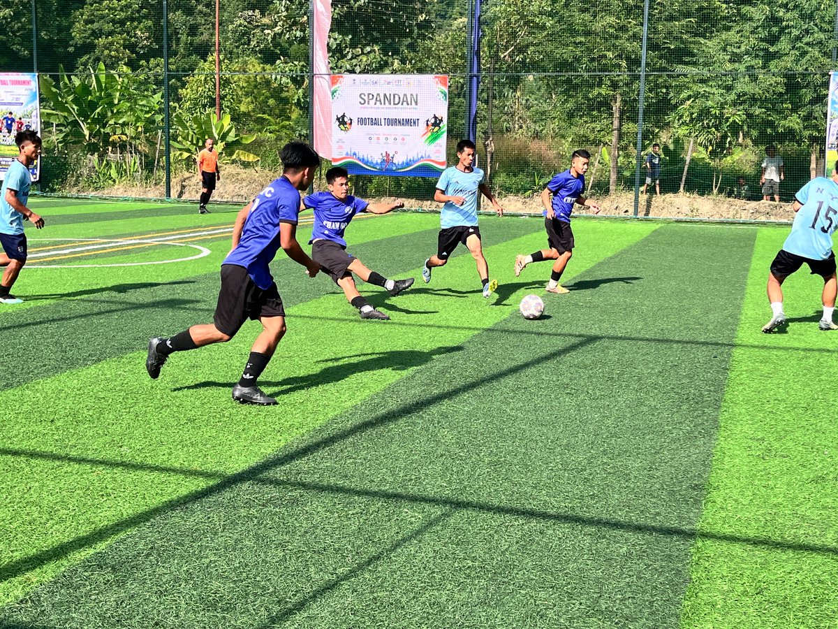 86Bncrpf's tweet photo. In the Final match of Football Tournament organized by 86Bn CRPF under the aegis of IG M&amp;N Sector &amp; under the supervision of Commandant 86Bn CRPF held at Noney, Manipur w.e.f 11-14 September 2026 under SPANDAN, the Nungtek Youth Club (NYC) emerged victory with a score of 3–1. https://t.co/wmJjnXqwb6