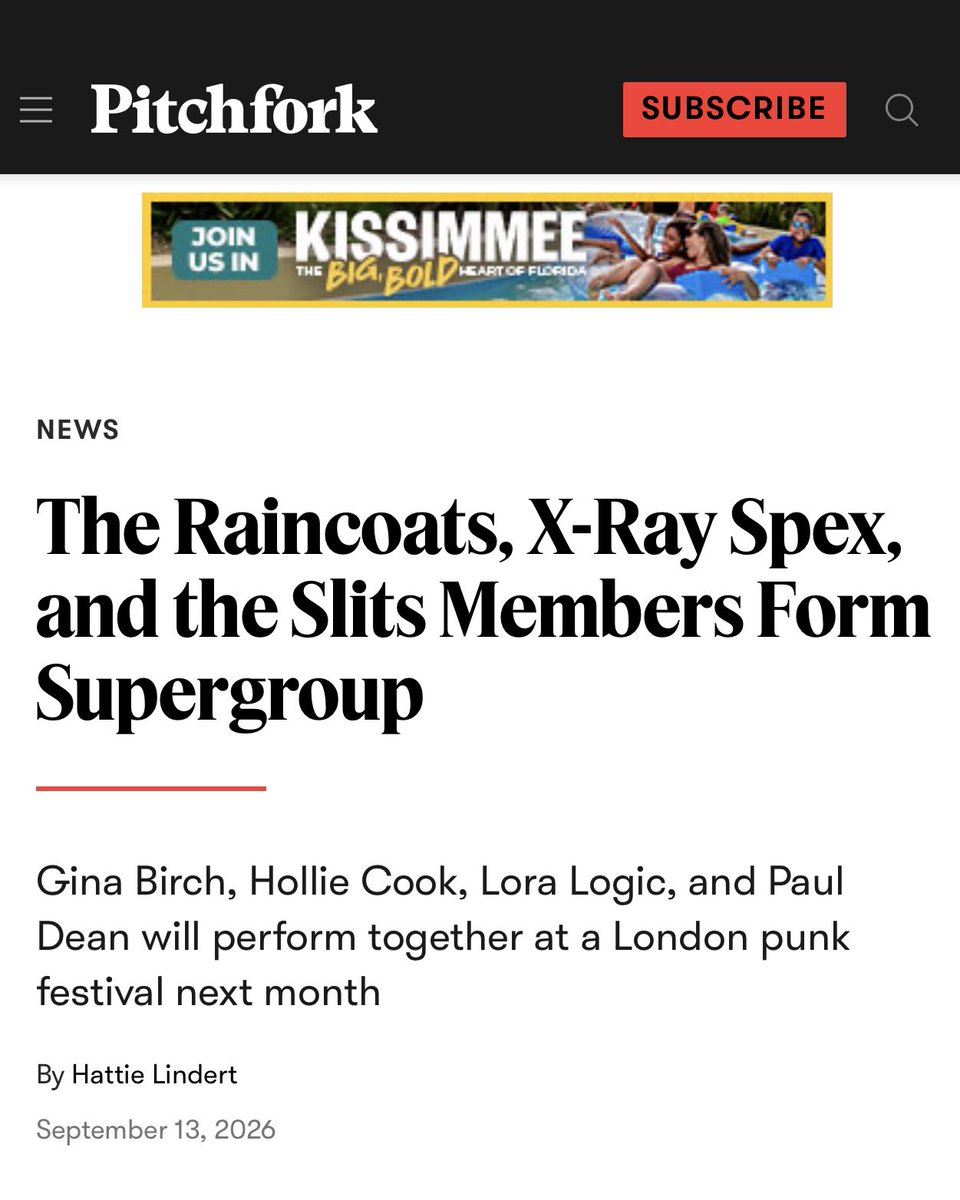 logic_essential's tweet photo. Read all about it… @pitchfork 📰 🎷 
.
https://t.co/hwHz4Ii6QE
.
#essentiallogic #godsavethequeens #xrayspex #polystyrene #loralogic #punk https://t.co/xYWhjXaYrM
