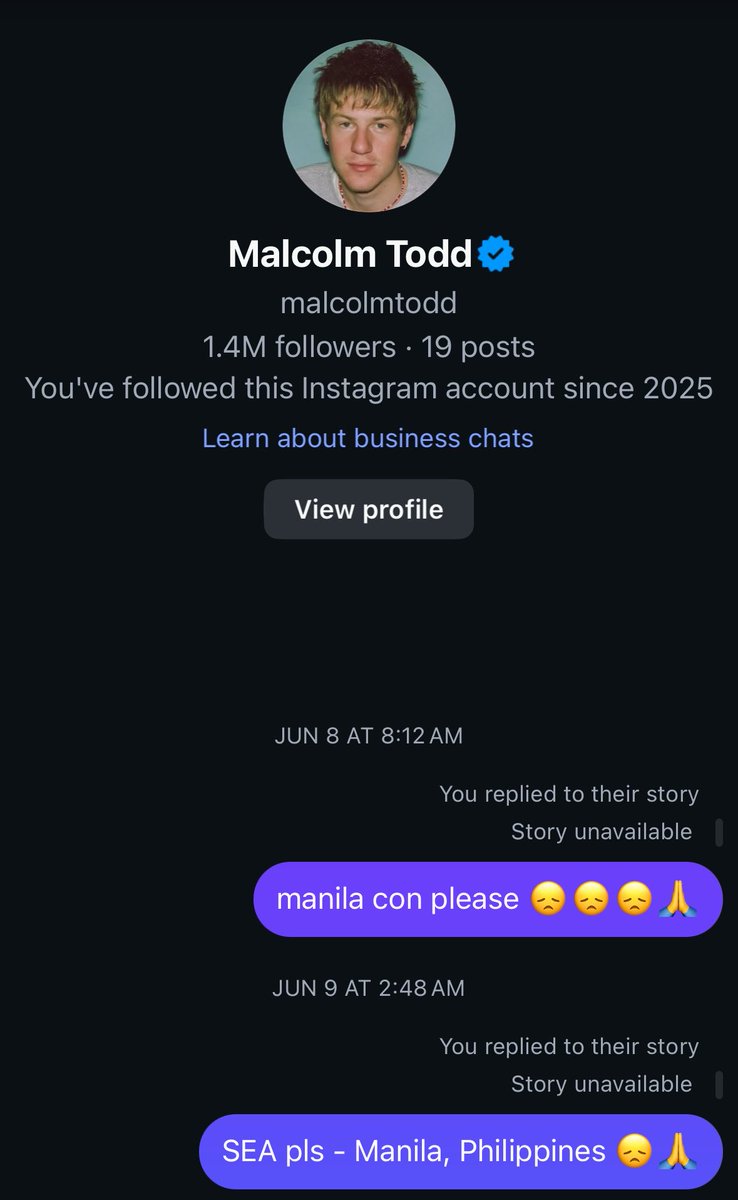 emnlll__'s tweet photo. malcolm todd in mnl isa ako sa nagmakaawa na daanan niya mnl ngayong tinupad wala namang tix money I AM SO BROKE OMFG FUCK THESIS ANG DAMING BAYARIN https://t.co/s9gKsoikTr