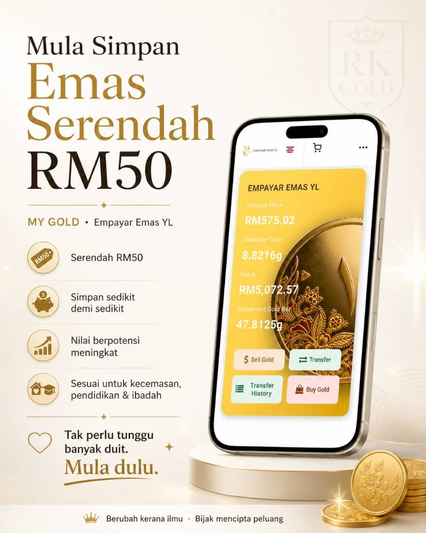 Sawonilo92's tweet photo. Nk kongsi tempat simpan emas serendah RM50 https://t.co/uYTRT6cxxH
