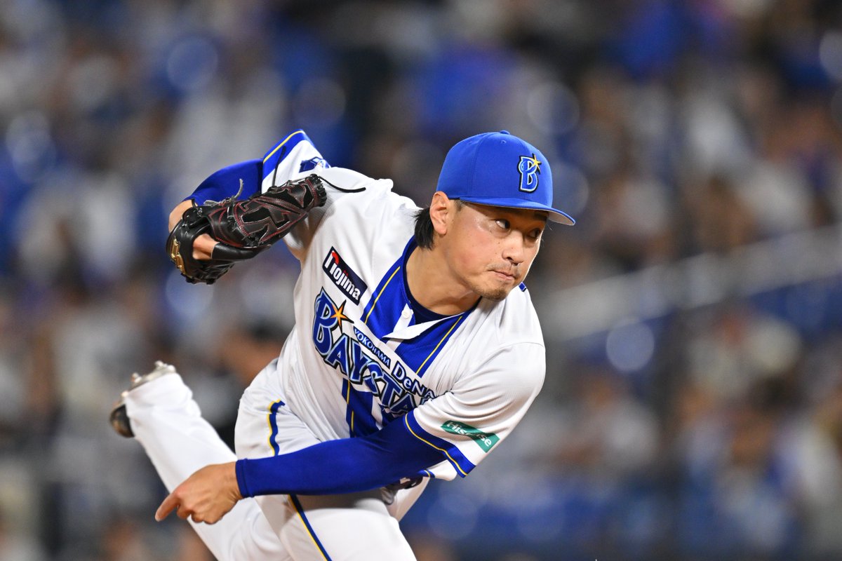 ydb_yokohama's tweet photo. プレッシャーのかかる2イニングを零封🔥
#石田健大 選手が魂の投球で相手打線を封じる👊

11回表
DB 3 - 3 G

#限界のその先へ
#baystars https://t.co/sNu48BTpKd