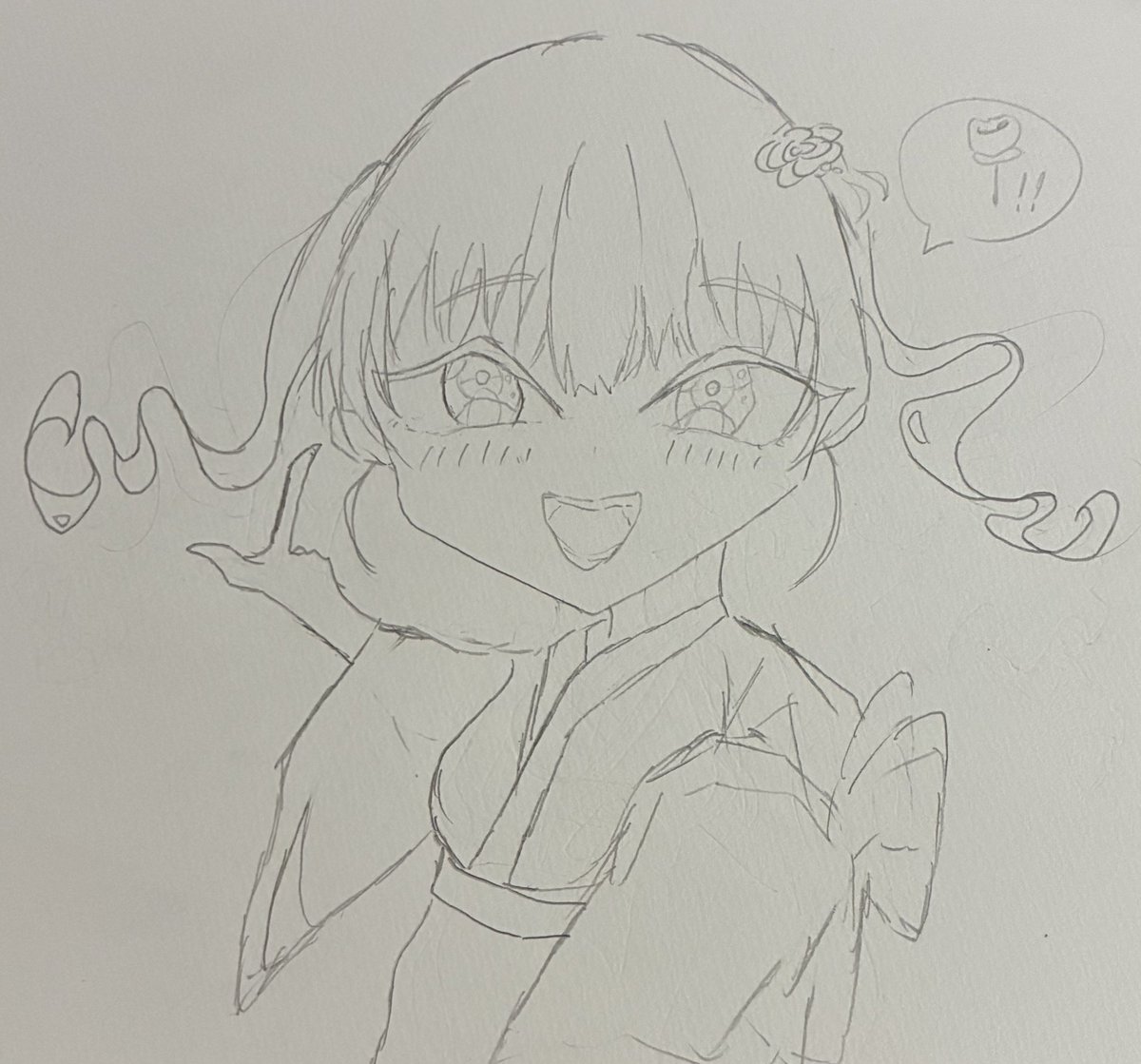 Batamituko's tweet photo. 「ねぇキミ達‼️‼️あそこにりんご飴、売ってるよ‼️‼️」
 #マリンのお宝 
 #ホロライブ https://t.co/gWCHAi85Af