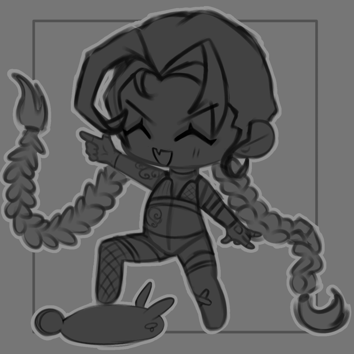 Ra_gins's tweet photo. “Get jinxed“! Quick sketchhh https://t.co/uy8ml0zmPM
