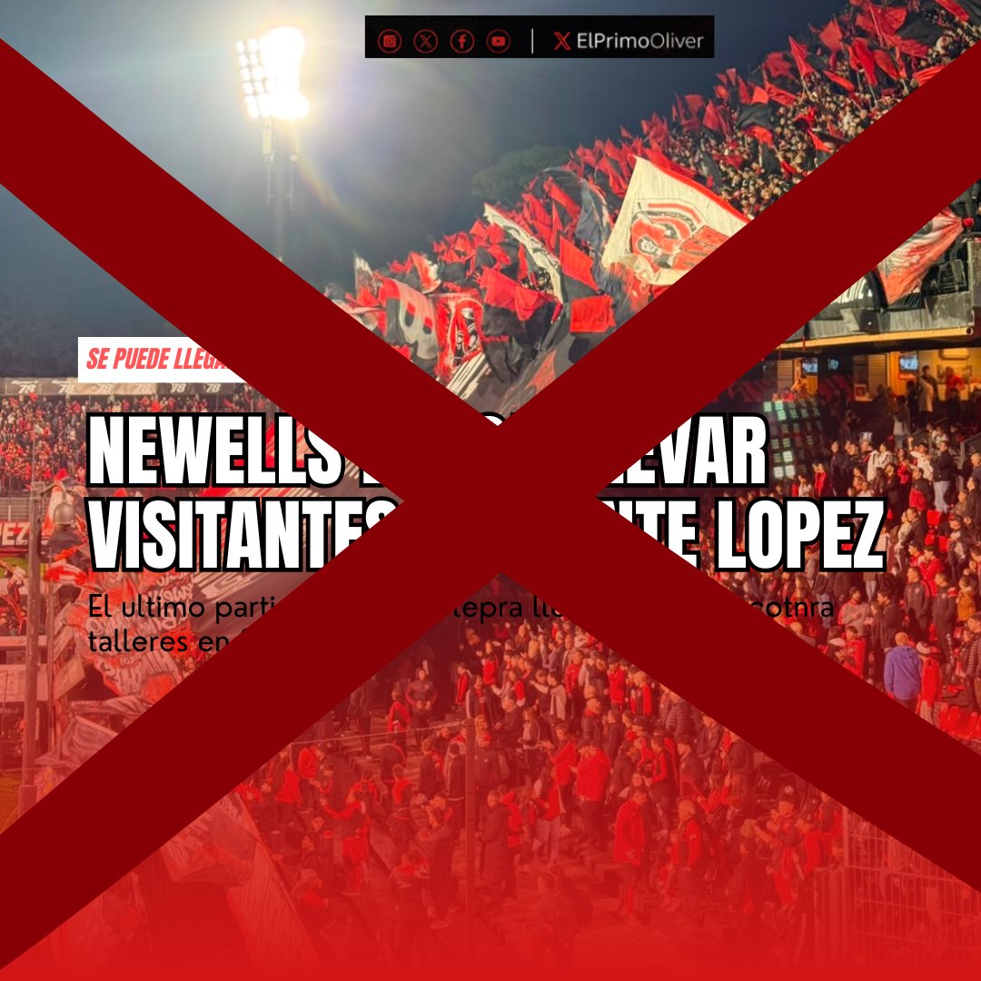 ElPrimoOliver's tweet photo. 🔴⚫ SE FRENA LA VUELTA DE LOS VISITANTES!

💵Se habia llegado a un acuerdo por 4.000 populares a $80.000 para Newell's.

❌Pero Platense frenó las negociaciones por presión de los hinchas Calamares.

🚔Seguridad ya había dado el OK para el partido.

#Newells #Platense https://t.co/g71mtU6rXA