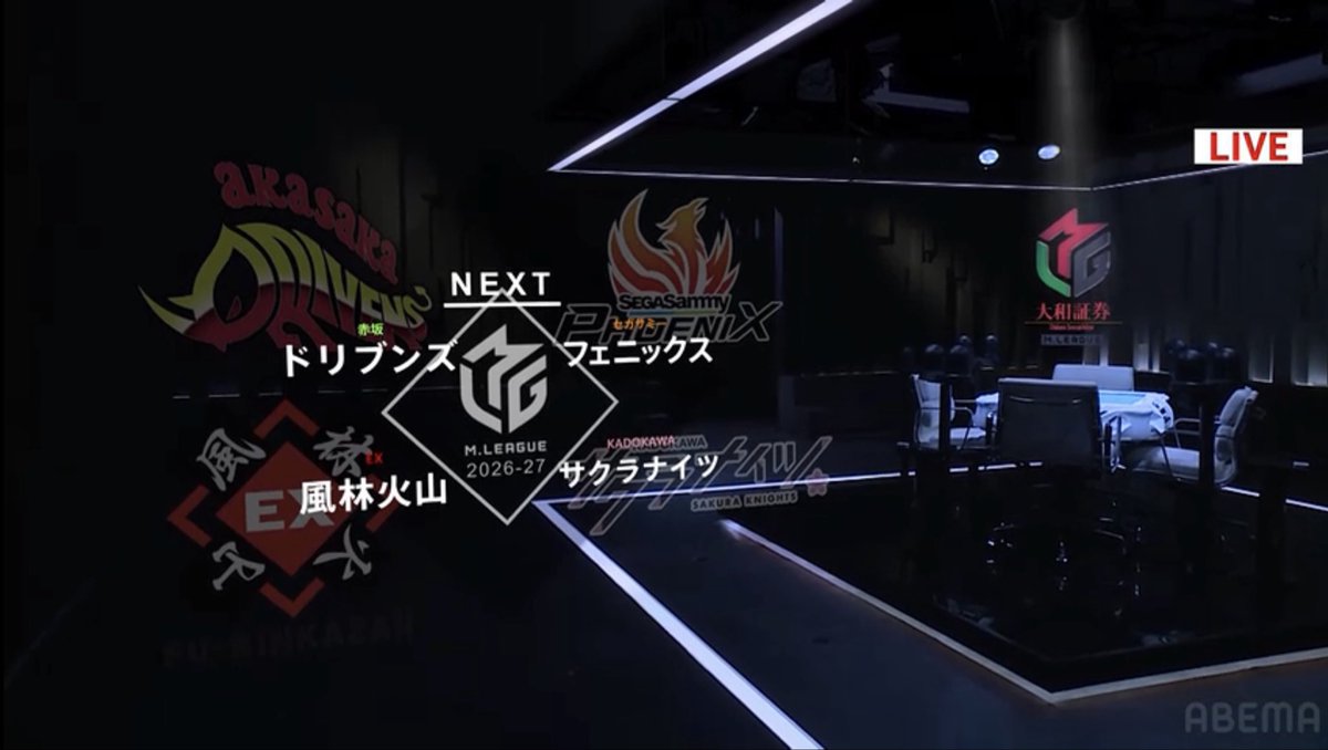 supatechi's tweet photo. Ｍリーグ新シーズン初日終了。明日は解説するよ！

ん？こばごー？ https://t.co/Qw0zo8jfJ9