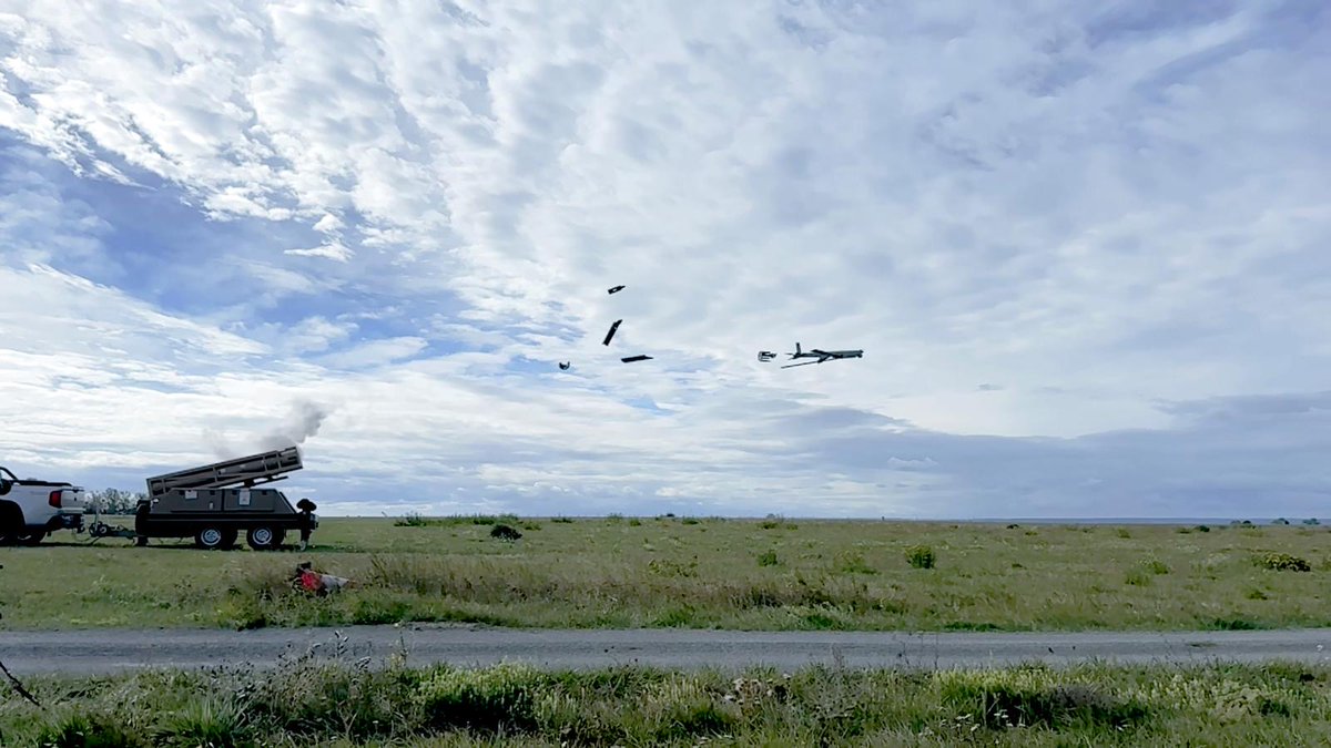 ElbitSystemsLtd's tweet photo. SkyStriker continues to demonstrate what modern loitering munitions can deliver in operational environments.

A successful live demonstration in Europe highlighted SkyStriker's ability to detect, track, and precisely engage targets while operating at long ranges and integrating seamlessly with ISR platforms.

Conducted in cooperation with @DiehlDefence , the demonstration showcased capabilities that are increasingly relevant to armed forces seeking advanced autonomous strike solutions.

Read more: https://t.co/Gc2im53d6f
