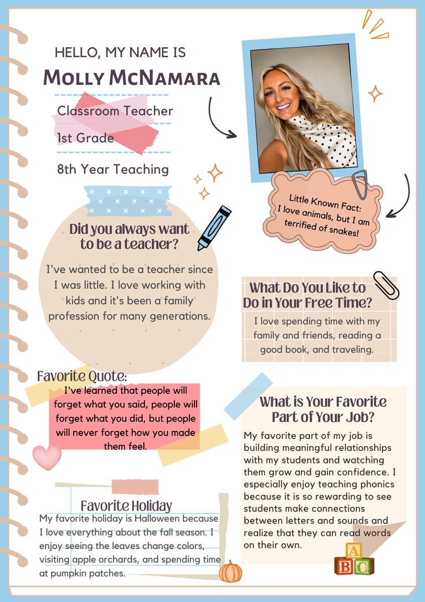 LLawrenceElem's tweet photo. Welcome Molly McNamara to @LLawrenceElem. Molly will be joining us as a 1st Grade Teacher. We’re excited to have her at LL! #bps #MissionPossible 🐆📚🐾 https://t.co/Z5g0O4Y2tj