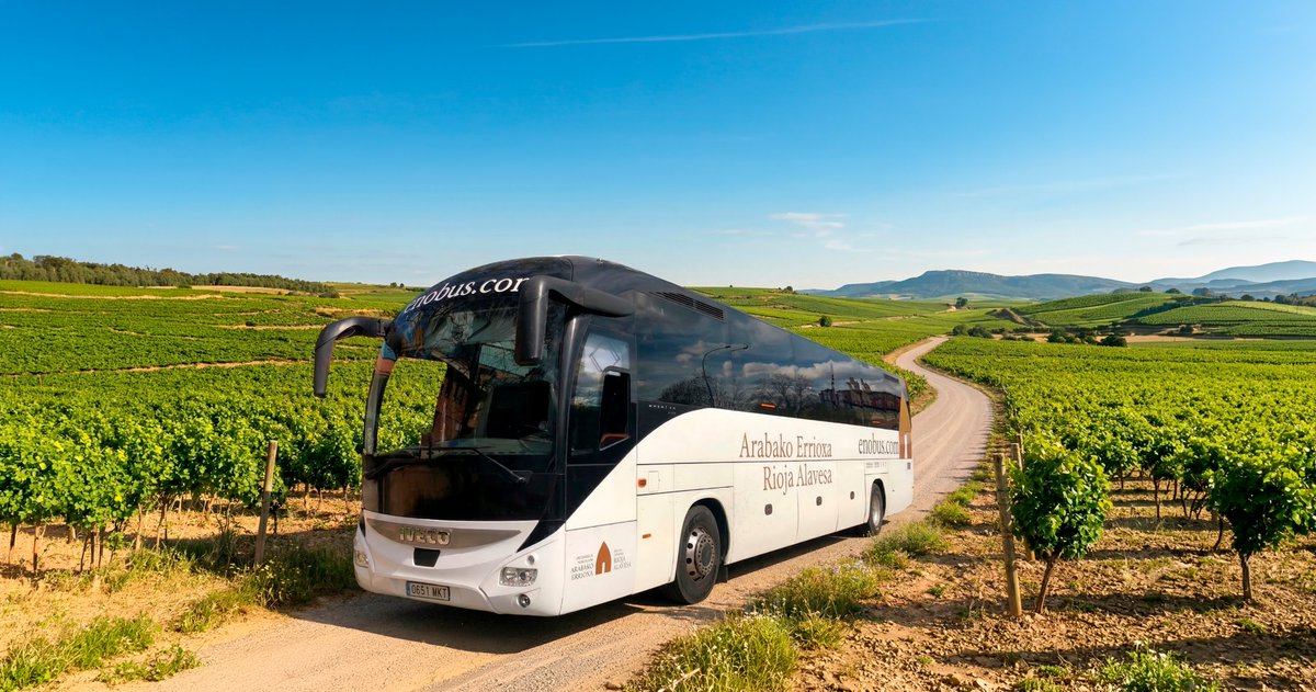 TurismoAlava's tweet photo. 🍇🚌 Enobus itzuli da mahats-bilketa garaian.

Urtea amaitu arte 6 irteera izango dira @RiojaAlavesa  upategien, dastaketen, wine barren, herrien eta ondarearen bidez ezagutzeko.

Aukeratu data, erreserbatu plaza eta igo autobusera.

🔗 https://t.co/YqYKSDTMcS https://t.co/XUJEirw7Kv