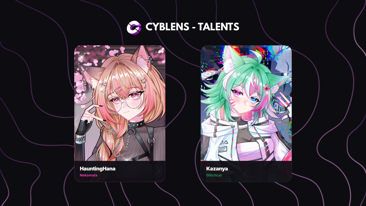 cyblens's tweet photo. 📢 OFFICIAL TALENT ANNOUNCEMENT

We are thrilled to officially welcome two new talents to Cyblens! ✨

@HauntingHana &amp; @KazanyaVT 

We are incredibly excited to have them join us as we begin this new chapter together.

Please give both of them a warm welcome! 💜 https://t.co/dg0QysrpSs