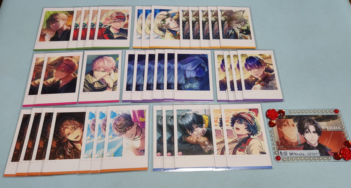 Haruko_0430S's tweet photo. 【交換】ブレイクマイケース ブレマイ フォトカード フォトカ SSR

譲>城瀬 須王 綾戸 宇京 樋宮 環野 槻本 壱川 隠岐谷 節見 御門 新開 相沢 在間 恩田 新名 神家 麻波

求>皇坂 立科 祠堂
      R皇坂 立科(クリスマス)
      節見(新年) 環野(ダイナー)友人分

＊固定必読
＊郵送交換のみ https://t.co/JBp57Ut0b2