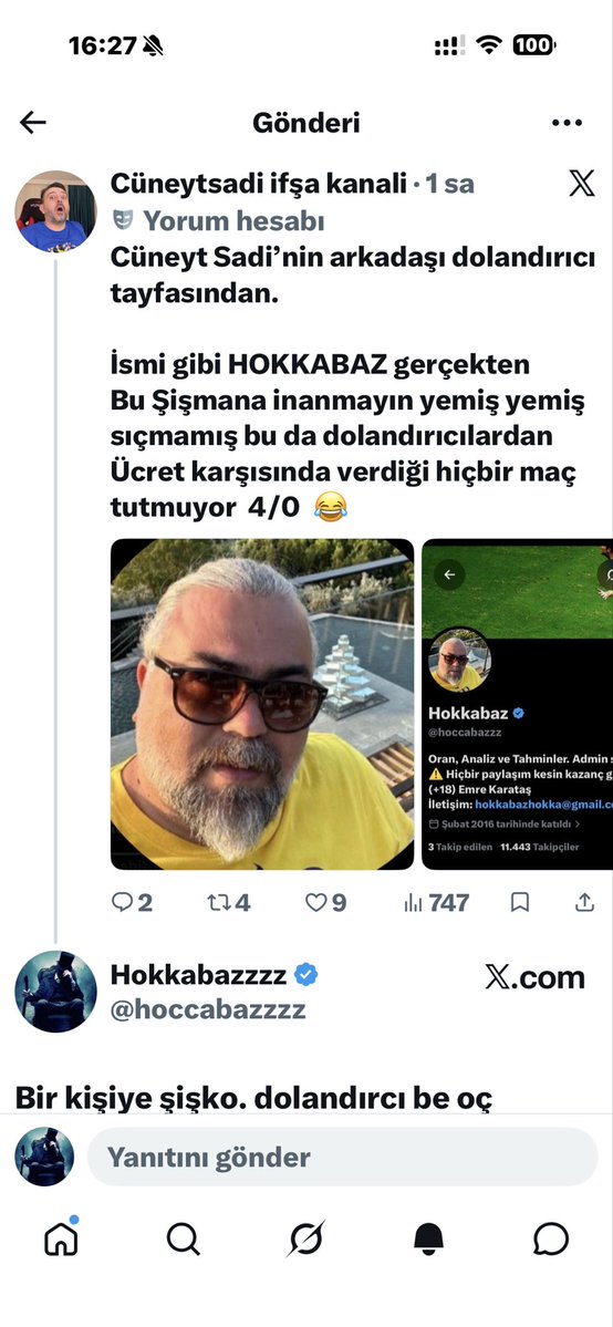 hoccabazzzz's tweet photo. Unal bey bir hevesli kardesimiz daha cikti. Arabulucuya arattiginda benimle muhatap olamasın. Hiçbir fiyat indirimi kabul etmiyorum. Ve davamı geri çekmeyeceğim. Şimdiden belirteyim. Arkadaşımız suçun bedelini son kuruşuna kadar ödemek durumda kalsın ltf. 

@unalemrekara Teşekkür ederim.