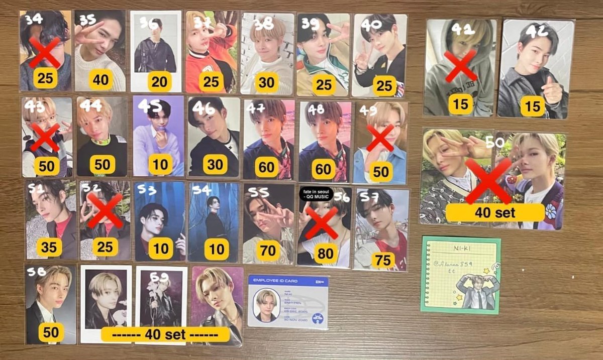 osam_hihi's tweet photo. . ݁₊ ⊹ ceg drop ni-ki ݁˖ . ݁

– valores na foto em preto + frete nacional por superfrete
> prazo: dia 24/09
> repasse apenas após pagamento
> termos e feedbacks em https://t.co/IjPdKPmXOp

(venda vendo enhypen ni-ki photocard) https://t.co/q54oxPnAj8