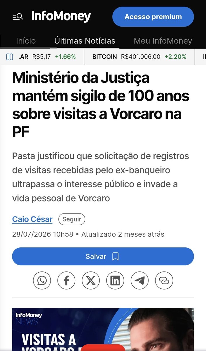 ttmionzinho's tweet photo. Bom dia pessoal, vi que o governo também quer que caia todo o sigilo do caso Master, esse aqui o governo já retirou? https://t.co/D0Qu31YpC3