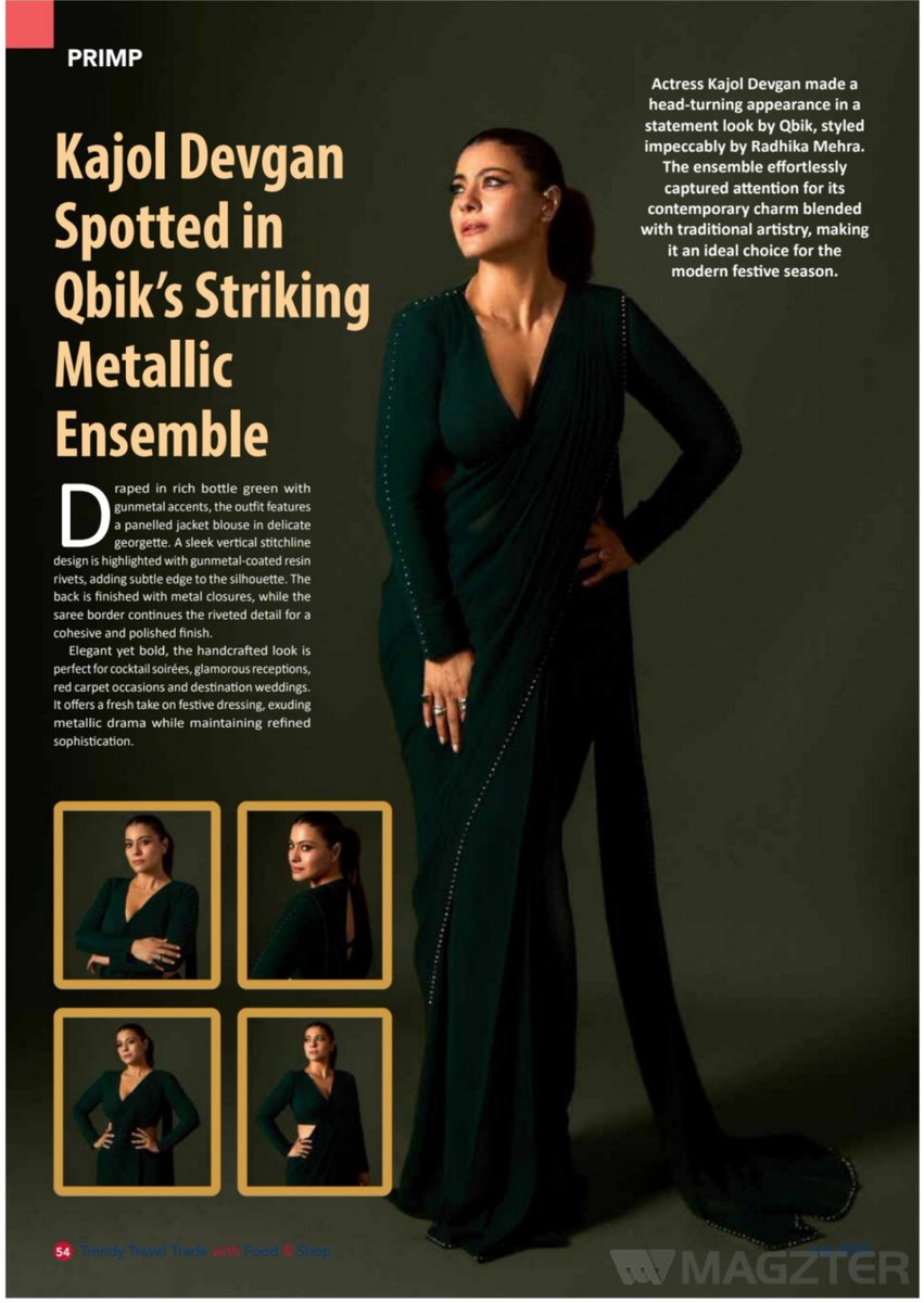 NatureN12416793's tweet photo. Kajol @itsKajolD 🗞📰 MAGAZINE July 2025
#Kajol #fashionbeauty #Saree #womanstyle #KajolMukerji https://t.co/6TpsOBQjSd