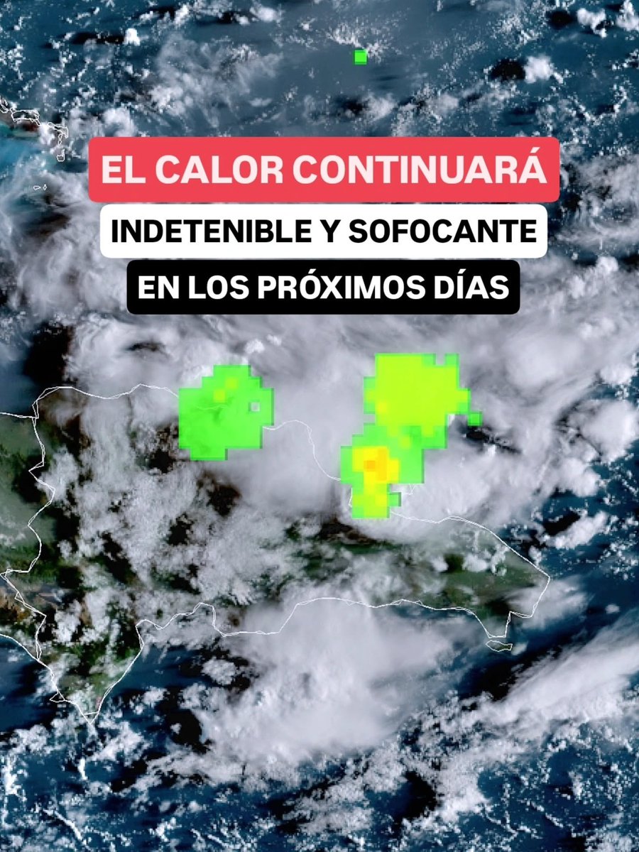 JeanSuriel's tweet photo. 🔴🔴ATENTOS | Les comparto una buena noticia: esta semana tendremos un cambio en el patrón meteorológico en República Dominicana, debido a la influencia de una vaguada y dos ondas tropicales. También empieza a disminuir la influencia de la nube sahariana número 20.

🔴Esto permitirá la entrada de más humedad al territorio nacional y los fenómenos atmosféricos, durante los próximos días, tendrán mayores posibilidades de generar precipitaciones: con descargas eléctricas y ráfagas de viento.

⚠️Actualmente vigilamos un disturbio atmosférico en el Atlántico norte, con potencial moderado de convertirse en una depresión tropical en los próximos días: no es amenaza para el Caribe.

Sigue ⬇️