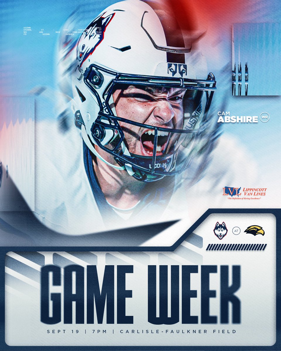 UConnFootball's tweet photo. Going on a road trip!

@lippincottvl https://t.co/Co3NyWLnDf