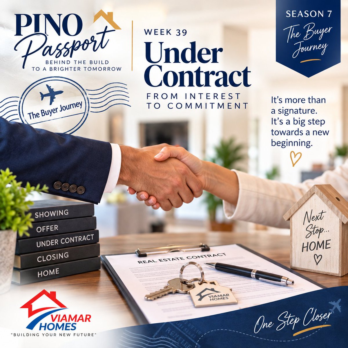 ViamarHomes's tweet photo. More than a signature.
More than paperwork.
It is the moment interest becomes commitment…
and the buyer gets one step closer to home. 🏡❤️
Week 39 — PINO Passport
#ViamarHomes #Trending #Monday #LehighAcres https://t.co/m5qPhtjuVR