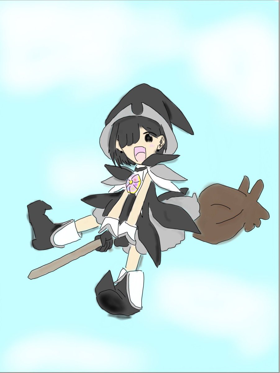 pomu327's tweet photo. おジャ魔女あそび
 #描いてやったぞ苑楽 https://t.co/a6haCzgBSJ