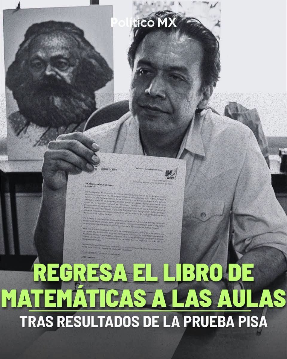 GuacamayanLeaks's tweet photo. La presidenta @Claudiashein confirmó que a partir de 2027 se incorporarán tres libros de texto adicionales a los que ya reciben los alumnos:

1. Enseñanza de las matemáticas

2. Historia de México  

3. Lectoescritura

Por lo menos reconoce sin mencionarlo, el fracaso de la @SEP_mx