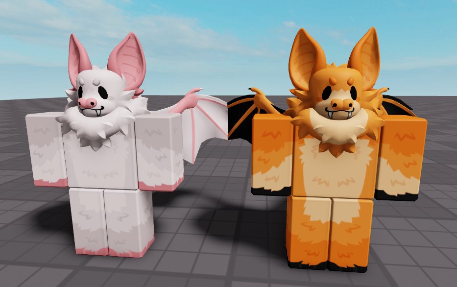 h8rnxt's tweet photo. Two more recolours and alternative microbat heads have also been released!!!

#roblox #robloxugc https://t.co/V9PQQ0EkXp