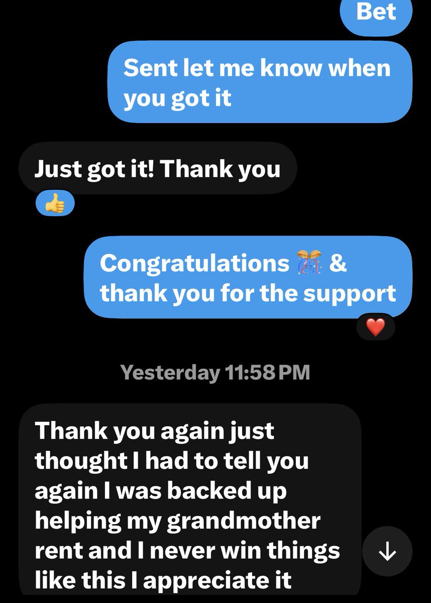 LoSportsPicks's tweet photo. I don’t care that you give out plays on your TL. We all do that. Ain’t no flex 💪🏼 in that. 

But what is a flex 💪🏼 is how you give back to your community & the ones that support your work & you do LEGIT giveaways & in your giveaway not knowing that you REALLY came in clutch. 

I will forever be thankful & grateful for the blessings & great heart ❤️ that the good lord gave to me. 

This is why I do what I do & am a 1 of 1 in my community. 

-LO 🫶🏼