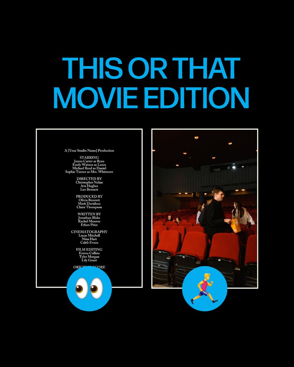 atomtickets's tweet photo. 👀 Staying for the credits or leaving the second it ends? 🏃

Either way, you clearly need another movie night soon. Grab your tickets now at the link in bio! 🍿 https://t.co/ZE7vljmFFX