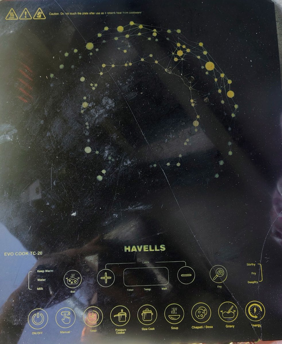 books_wallah's tweet photo. @havellsindia @HavellsCare360 @Havells_USA I’m extremely disappointed with your product quality. I purchased a Havells Induction Cooktop (Model TC-20) on 21 Oct 2025 for ₹3,950. Within a few days, the glass top cracked at two places, creating a serious electrical safety risk. https://t.co/PK4YOJJ3jC
