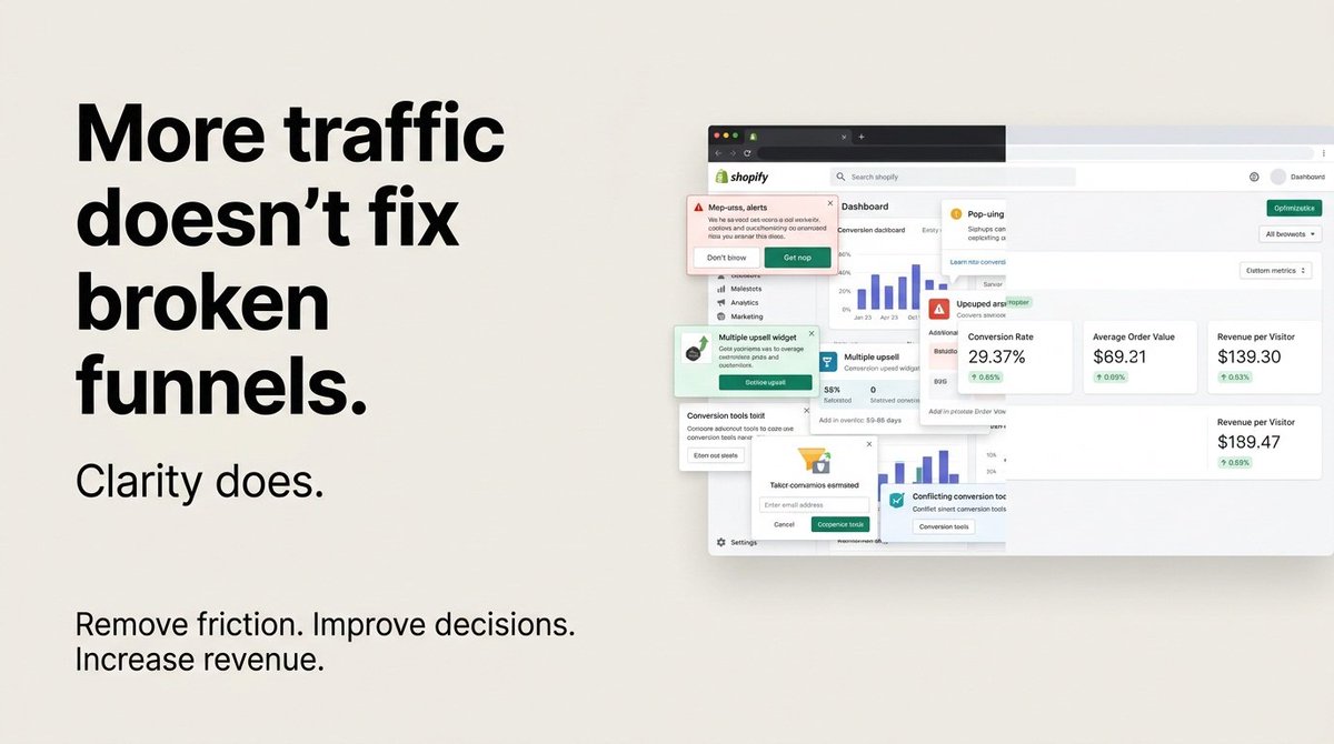 Pelzhub's tweet photo. Your customers change faster than your store does. New need. New priorities. New buying behavior.

Yet many stores keep showing everyone the same recommendations.

CRO isn’t just optimizing pages, It’s keeping the buying journey relevant to what customers want now.
#Shopify #CRO https://t.co/2BEP5OuvNp