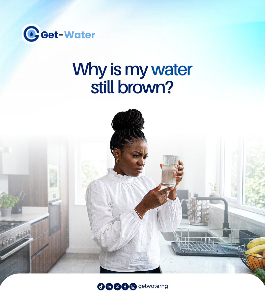 getwaterng's tweet photo. If you’re dealing with water that’s discoloured, has an unpleasant odour, or simply isn’t meeting your needs, you may need more than a new water source you may need the right treatment system
GetWater provides water treatment solutions tailored to your water source and needs https://t.co/4Pb9EChtaO