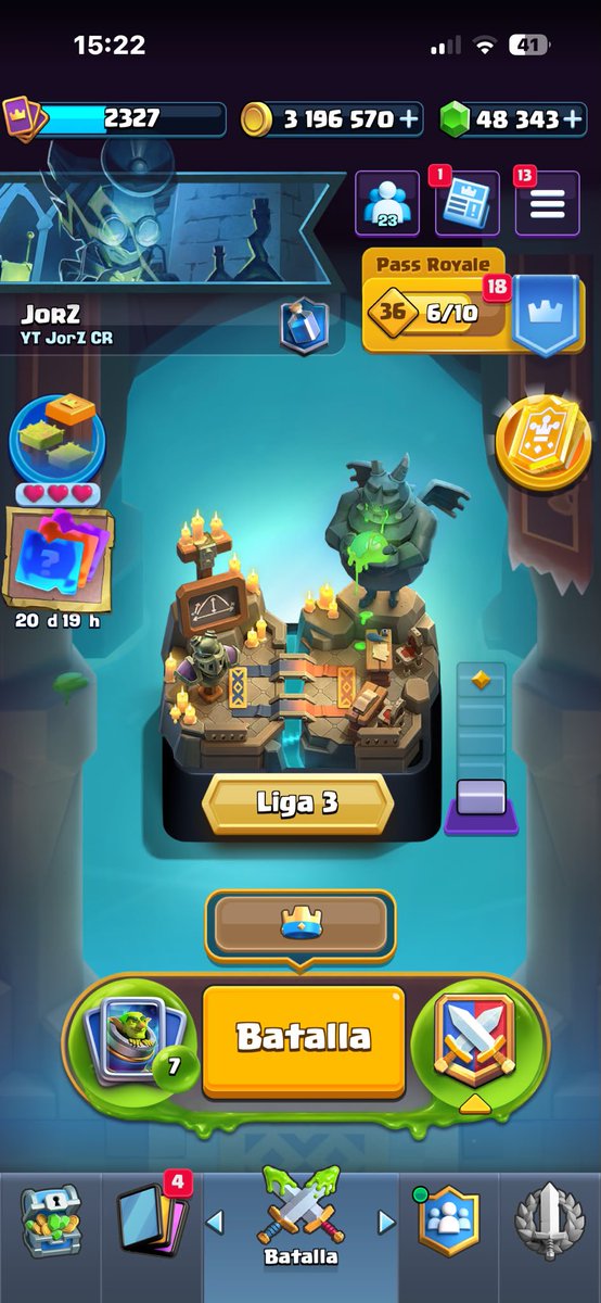 LIONOFMIGHT's tweet photo. What do you tap first when you open Clash Royale? https://t.co/knnz0zVmjO