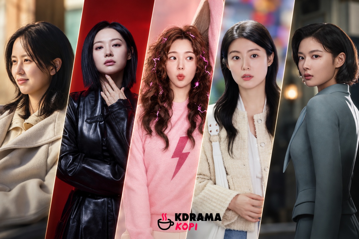kdramakopi's tweet photo. October is going to be packed with K-drama queens. 👑

#KimJiwon, #KimSohyun, #KimYoojung, #ChaeSoobin and #NamJihyun are all returning with new dramas, from romance to medical thriller and historical espionage.

Which comeback are you most excited for? More: https://t.co/pnmlZmksFQ
