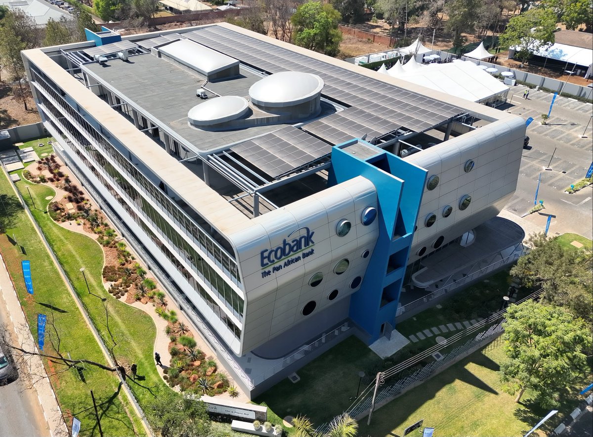 edmnangagwa's tweet photo. Today, I officially opened the new Ecobank Zimbabwe Limited Head Office in Borrowdale, Harare! 

This state-of-the-art multi-purpose facility represents a landmark investment in Zimbabwe’s banking sector. It signals Ecobank’s long-term commitment to driving local trade, supporting business growth, and strengthening our national economic prosperity.

This major development further cements Zimbabwe’s standing as an attractive, high-value hub for regional financial investment and corporate expansion, proving once again that Zimbabwe is open for business. Step by step, our nation continues to progress.

Congratulations to the entire Ecobank team on this magnificent milestone!