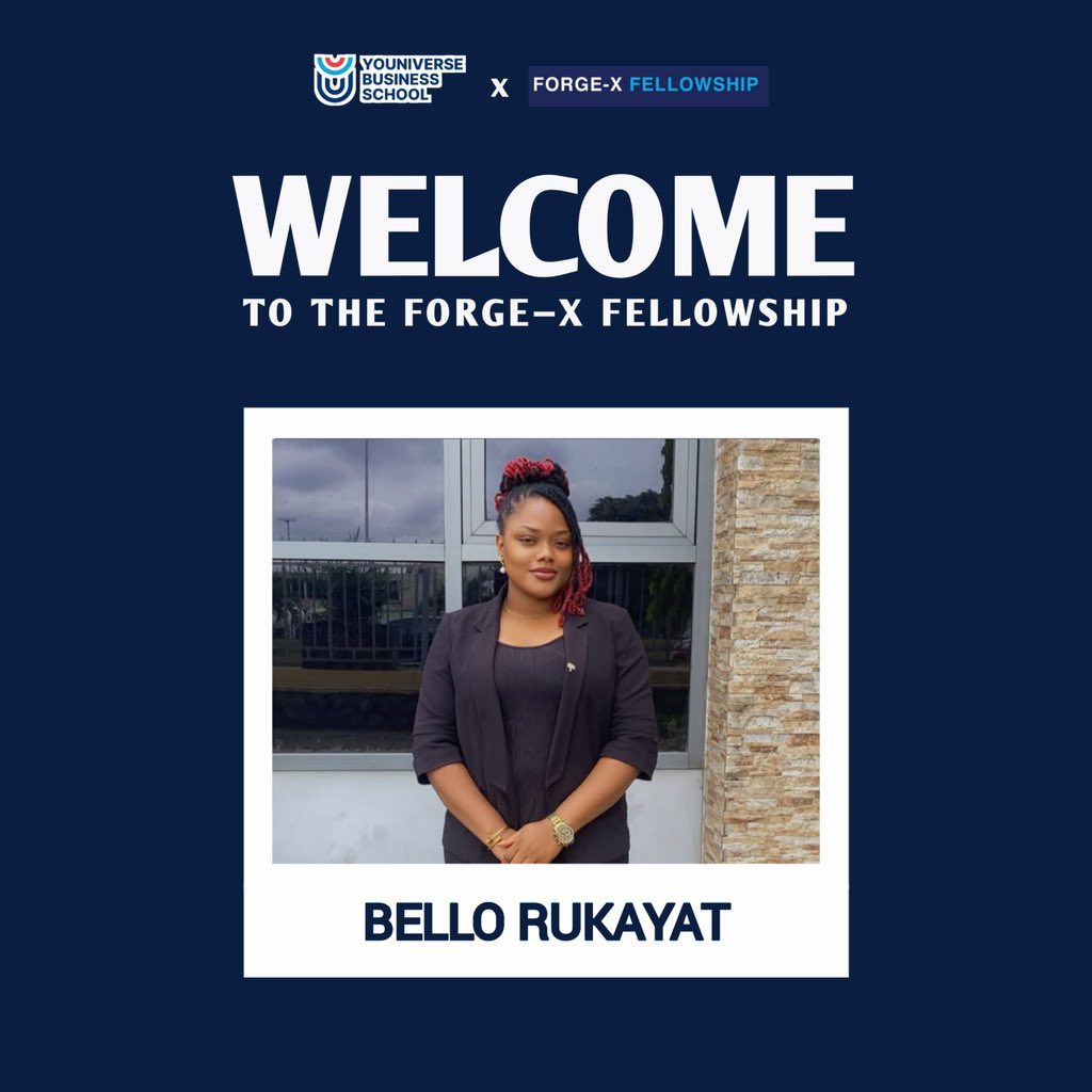 TheForgeXFellow's tweet photo. Welcome to The Forge-X Fellowship; disrupting industries, building ventures, and transforming the continent.

This is where ideas are tested, skills are sharpened, and possibilities are turned into action.

We’re rooting for you! https://t.co/EKzt6IINjb