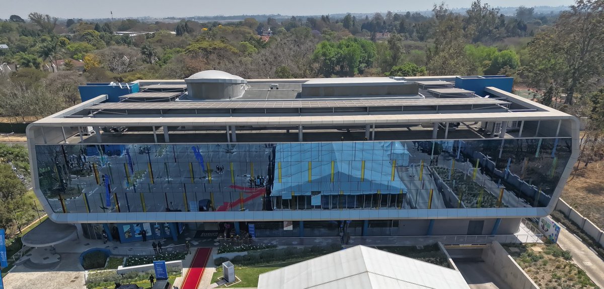 edmnangagwa's tweet photo. Today, I officially opened the new Ecobank Zimbabwe Limited Head Office in Borrowdale, Harare! 

This state-of-the-art multi-purpose facility represents a landmark investment in Zimbabwe’s banking sector. It signals Ecobank’s long-term commitment to driving local trade, supporting business growth, and strengthening our national economic prosperity.

This major development further cements Zimbabwe’s standing as an attractive, high-value hub for regional financial investment and corporate expansion, proving once again that Zimbabwe is open for business. Step by step, our nation continues to progress.

Congratulations to the entire Ecobank team on this magnificent milestone!