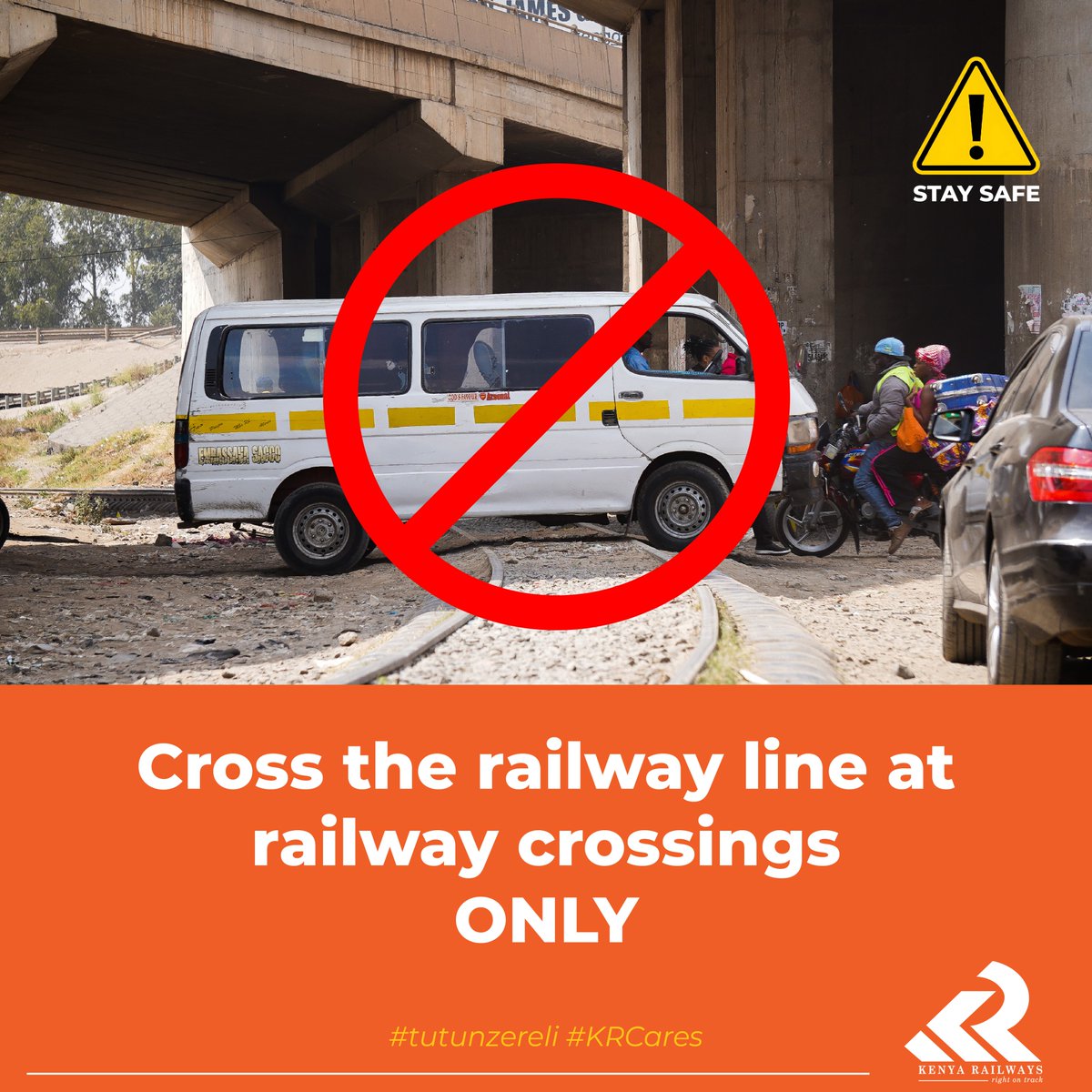 KenyaRailways_'s tweet photo. Safety tip of the day. https://t.co/6XxuIV9ryh