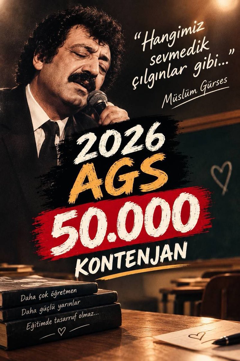 Gulizm's tweet photo. @AGSkontenjan @RTErdogan Okul duvarları arasında geçici çözümler değil, geleceğe güvenle bakan kadrolu öğretmenler olmalıdır. Güvencesiz çalıştırmaya son!
@RTErdogan @YusufTekin @tcmeb @egitimsen @egitimis @Cankni1
#AGS50BinYolda https://t.co/eQ406ilzLq