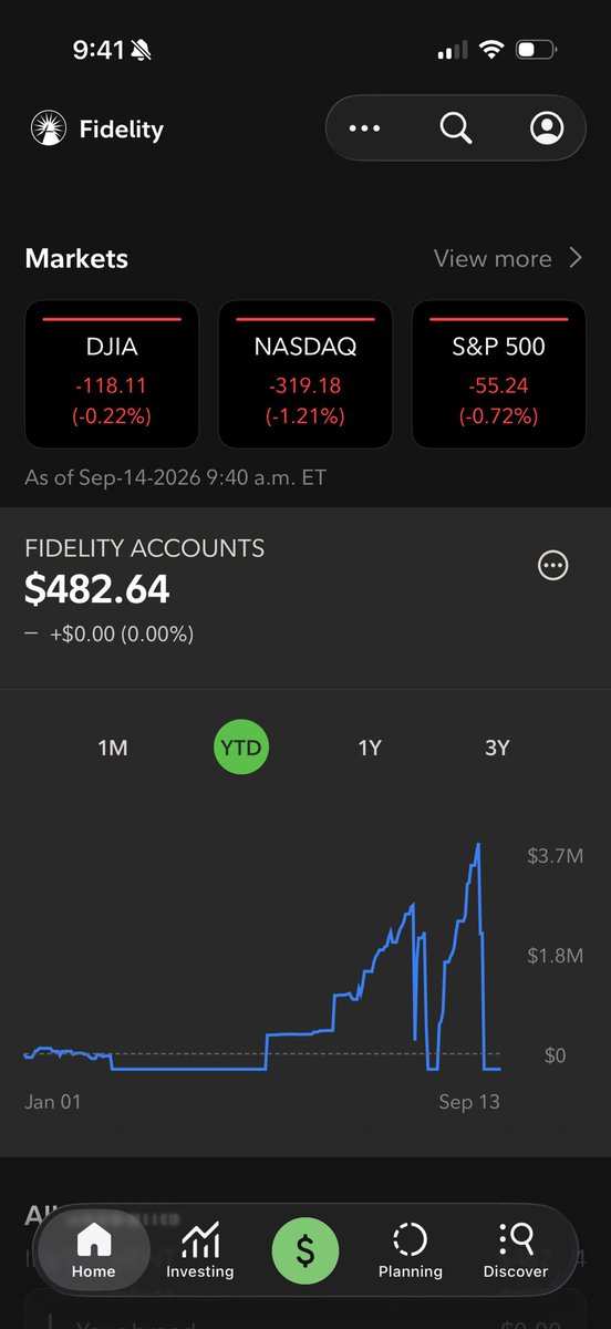 opsqt's tweet photo. @strictrope Speaking as someone that ran up 600k this year to 3.7M, and then port went down to 2.25 and i cashed it all out. 

Would you ever consider just selling and being set for life? This 2.25 puts my total networth after tax close to 3mil, and i just feel like why risk it https://t.co/3Nf7Xsqivp