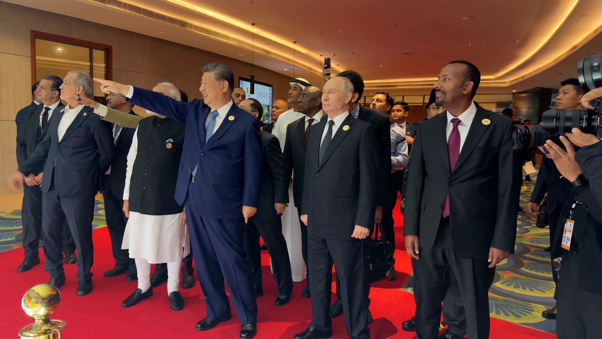 MFAEthiopiaFR's tweet photo. La deuxième journée du sommet, qui s'est tenue le 13 septembre 2026 sous le thème « Construire pour la résilience, l'innovation, la coopération et la durabilité », a réuni les chefs d'État et de gouvernement des pays membres et partenaires des BRICS. https://t.co/ZvDs53WwNv