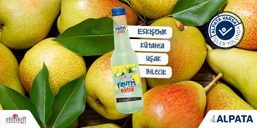 alpata_as's tweet photo. Meyvenin yoğun aromasını her yudumda hissettiren Uludağ Frutti Extra ürünleri, Alpata güvencesiyle Eskişehir, Kütahya, Uşak ve Bilecik'te her yerde.

#alpataileheryerde #Uuludağ #fruttiextra #AlpataGüvencesiyle https://t.co/dw3K3mjoTv