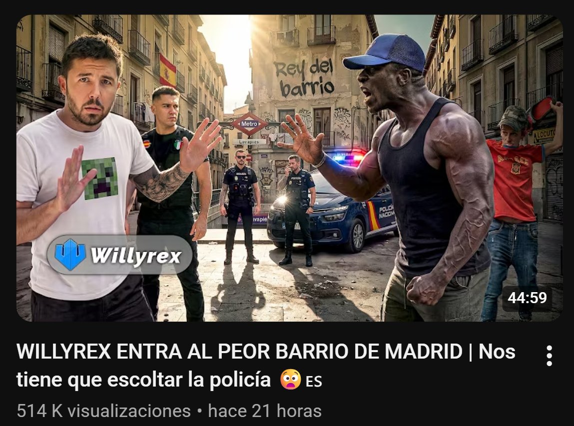 paco_sanz's tweet photo. no voy ni a entrar al vídeo, pero hay que ser muy perverso para poner esa miniatura, donde aparecen como inocentes indefensos los cretinos que van a un barrio a aprovecharse de la miseria de la gente con menos recursos y la gente del barrio se muestra como bestias deshumanizadas https://t.co/liwSvZAuvK