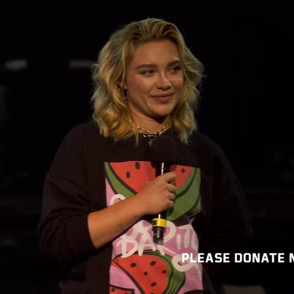 flosfilm's tweet photo. florence pugh being oscar nominated but also making time to advocate for palestine every chance she gets https://t.co/IoH63790Rl