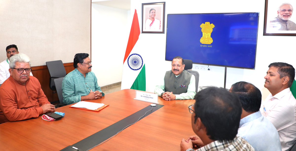 DrJitendraSingh's tweet photo. A delegation of  All India Postal Employee Organisations called on at #DoPT headquarters, Kartavya Bhavan.

The members of the delegation hailed the Government  for  'reinventing' India Post and thanked PM Sh @NarendraModi  for turning it into a modern, citizen-centric service network, saying that the changes have significantly expanded the role of India Post and brought a wide range of citizen-centric services closer to people across the country. They said that India Post today goes far beyond traditional mail delivery, with faster delivery services, Aadhaar-related facilities, PAN and Passport Seva services, doorstep banking and digital pension services strengthening its public-service role.
 
During the interaction, the representatives spoke about the expansion of India Post’s service portfolio over the past decade, including delivery within 24 hours in applicable services, Aadhaar-related services and the availability of PAN and Passport Seva facilities through the postal network. They also spoke about the growing role of India Post in providing banking and financial services at the doorstep, particularly in rural areas. 
 
The expansion of India Post Payments Bank and doorstep banking has enabled the postal network to take financial services to villages and households, allowing citizens to access banking facilities closer to their homes. The postal network has also expanded services such as Digital Life Certificates for pensioners, making essential pension-related services more accessible and convenient.