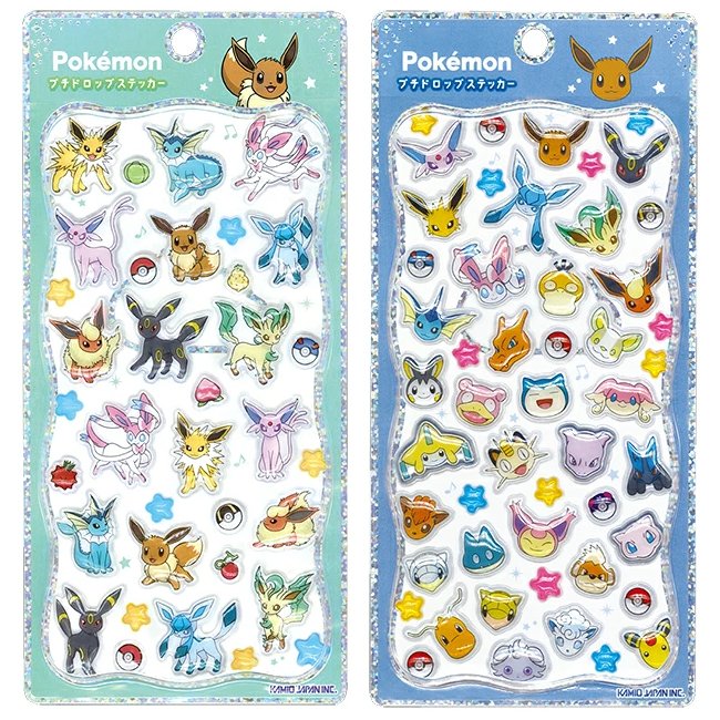 eievui_eevee's tweet photo. カミオジャパン 🗓️2026年9月発売［PR］
📗ポケモン プチドロップステッカー 14種
イーブイフレンズ デザイン シール有
🪙価格：660円（税込） 
📌転売価格に注意
楽天🛍️に取扱ショップ追加（14日22時）
https://t.co/3AOx65kGbo［楽天］
https://t.co/Wgdt77K3hE［Amazon］
https://t.co/BrtTVf9KpZ https://t.co/YDGI9naN8I