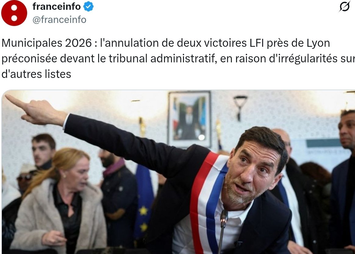 Bob30031583's tweet photo. Les irrégularités sont chez les autres, mais on veut annuler les victoires de LFI. Il fallait oser. Quand LFI gagne, même les fautes des autres deviennent son problème... 😑 https://t.co/UM9D8X3lH1